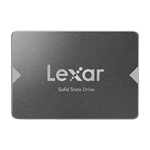 Lexar 256GB NS100 SSD 2.5 Inch SATA III Internal Solid State Drive, Up To 520MB/s Read, Gray (LNS100-256RBNA) - Image 1