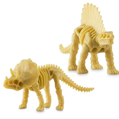 Bedwina Dinosaur Fossil Skeleton - (Pack of 24) 3.7 Inch Assorted Plastic Dino Figure Bones for Kids Science Dig Kit, Digging Sandbox Bins Play Toys, Party Favors, Birthday Decorations - Image 6