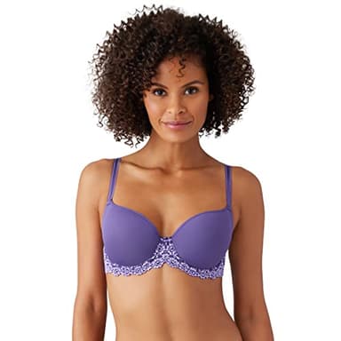 Wacoal Women's Embrace Lace Contour Bra, Mystical/Purple Rose, 36C - Image 1