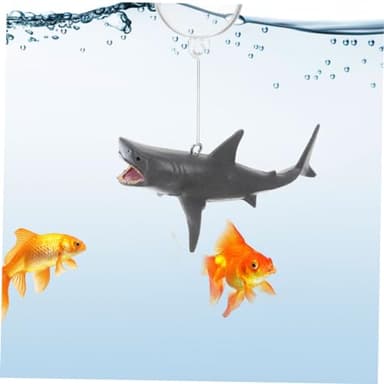 TOGEVAL 1Set Floating Decoration for Fish Tanks Rope Aesthetic Aquarium Ornament PVC Animal Figurine for Fish Tank Landscaping - Image 7