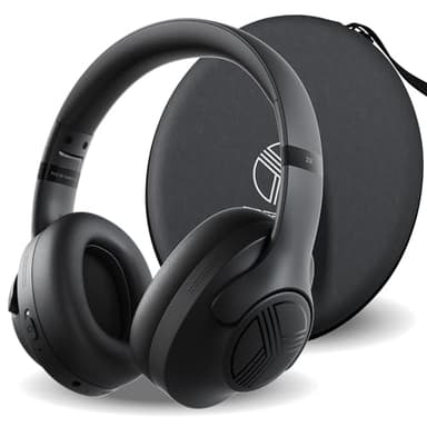 TREBLAB Z2 Hybrid Active Noise Cancelling Workout Headphones - Signature-HD Sound, Deep Bass, 58H Battery, Comfortable, Foldable Over Ear Bluetooth Headphones Wireless w/Mic for Calls, for Gym, Sport - Image 1