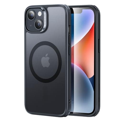 ESR for iPhone 14/13, Translucent Matte Case, Compatible with MagSafe, Military-Grade Protection, Classic Series, Frosted Black - Image 1