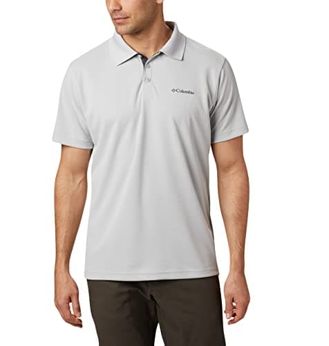 Columbia Mens Utilizer Short Sleeve Polo, Cool Grey, 3X - Image 1