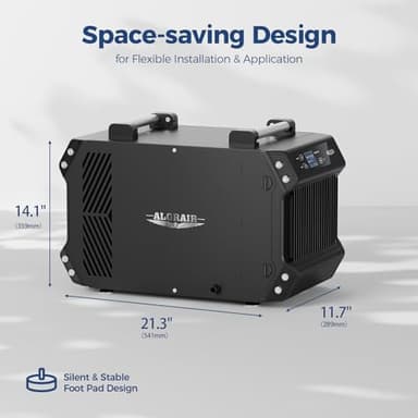ALORAIR Crawlspace Dehumidifiers, 145 Pint Commercial Dehumidifier for Basements with Drain Hose, 1,800 Sq.Ft Auto Defrost Compact Portable Industry Crawl Spaces Dehumidifier - Image 7