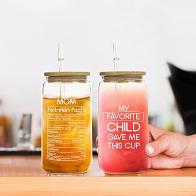 Birthday Gifts for Mom From Daughter Son Kids - 16OZ Iced Coffee Cup for Mom Gifts From Daughters - Mom Birthday Gifts From Daughter, - New Mom Gifts For Women After Birth - Mom gift for Mothers Day - Image 2