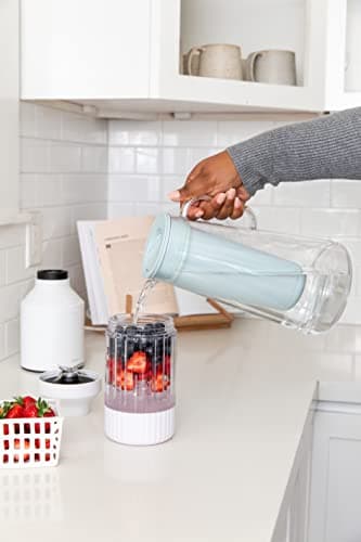 LifeStraw Home – Water Filter Pitcher, 7-Cup, Seafoam, BPA Free Designed for Everyday Protection Against Bacteria, parasites, microplastics, Lead, Mercury, PFAS, and a Variety of Chemicals - Image 6