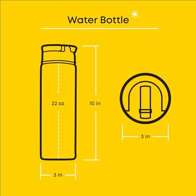 JoyJolt Stainless Steel 22 oz Star Wars Water Bottle with Straw Lid, BPA-Free Sports and Travel Vacuum Insulated Water Bottle, Destination Collection Death Star Bottle, Star Wars Gifts - Image 4