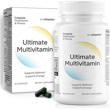 envitamin Ultimate Multivitamin Multimineral and Superfood with 42 Fruit and Vegetable Blend, 60 Count - Image 1