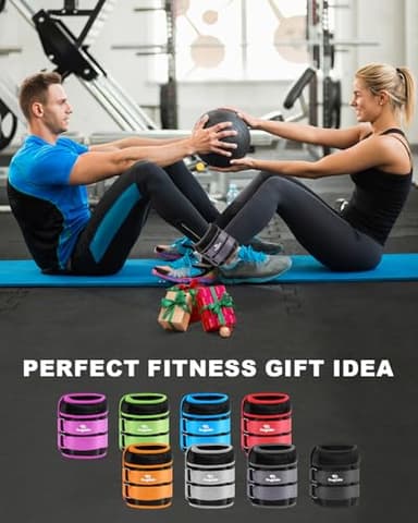 Fragraim Adjustable Ankle Weights 1-20 LBS Pair with Removable Weight for Jogging, Gymnastics, Aerobics, Physical Therapy, Resistance Training|Each 2-10 lbs, Total 20LBS, Dark Grey - Image 6