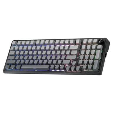 Redragon K686 PRO 98 Keys Wireless Gasket RGB Gaming Keyboard, 3-Mode PBT Mechanical Keyboard w/Hot-Swap South-Facing RGB Socket, Dedicated Knob Control & 5-Layer Noise Dampening, Gradient PBT Keycaps - Image 1