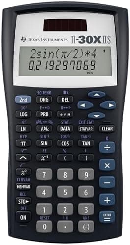 Texas Instruments TI-30XIIS Scientific Calculator, Black with Blue Accents - Image 2