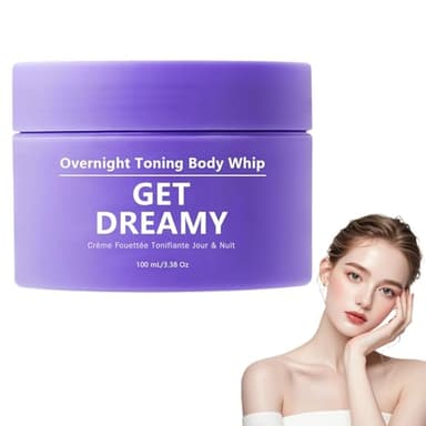 GET-DREAMY Overnight Toning Whip, Advanced Firming & Wrinkle-Reducing Cream, Get Dreamy Body Firming Cream, Restore skin Elasticity, Natural Body firming Oil Suitable for All Skin Types (1 Bottle) - Image 1