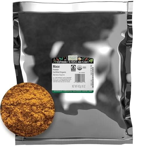 Frontier Co-op Organic Mace Powder, Fairtrade Certified, 16 Oz, Bulk Bag - Nutmeg Substitute for Chili, Moroccan and Caribbean Dishes - Image 1