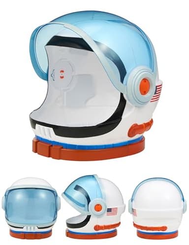 Spooktacular Creations Astronaut Costume with Helmet, Vintage Toddler Astronaut Outfit, BoysPilot Jumpsuit Costume Unisex for Halloween Dress Up Themed Parties, Blue, M - Image 7