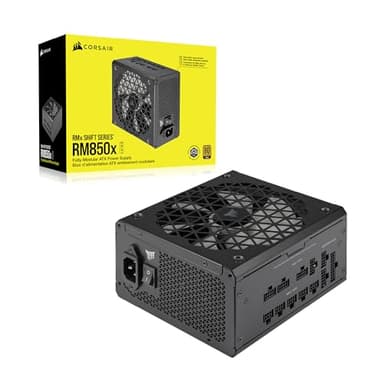 Corsair RM850x Shift Fully Modular ATX Power Supply - 80 Plus Gold - ATX 3.1 - PCIe 5.1 - Zero RPM - Modular Side Interface - Black - Image 8