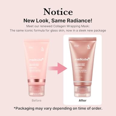medicube Collagen Night Wrapping Peel Off Facial Mask with Jelly Brush - Image 2