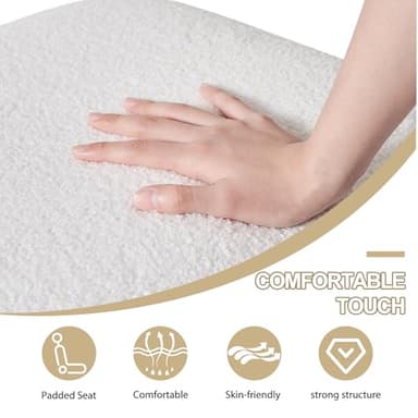 VECELO Swivel Ergonomic High Back Mesh Office Chair with Retractable Footrest, Adjustable Backrest, Tilt Function, 3D Armrests & Headrest, Lumbar Support for Executive/Computer Desk/Task Work, White - Image 5