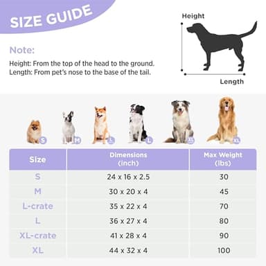 Lesure Dog Beds Large Sized-Thick Shredded Chopped Foam Pet Bed Indoor with Removable Cover, Cute Modern Fuzzy Plush & Anti Slip Bottom, Brown - Image 5