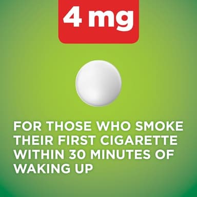 Amazon Basic Care Nicotine Polacrilex Lozenges, 4 mg, Mint Flavor, Stop Smoking Aid, 144 Count - Image 2