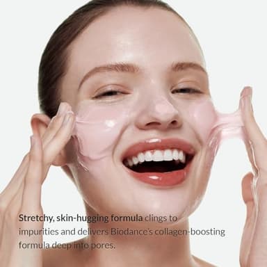 BIODANCE Collagen Mask To Foam Cleanser, Face Wash for Women, 2-in-1 Pore Mask and Hydrating Foaming Facial Cleanser for Sensitive Skin, Oily Skin, 5.07 fl. oz. (150 ml) - Image 6