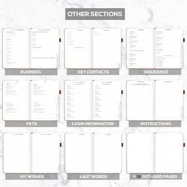 Clever Fox End of Life Planner – Final Arrangements Organizer for Beneficiary, Will Preparation, Last Wishes & Funeral Planning, A4 (Brown) - Image 6