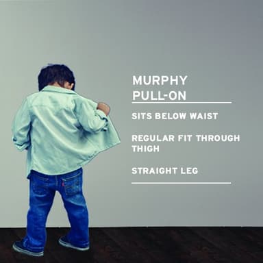 Levi's Baby Boys' Little Fit Jeans, Vintage Sky/Straight, 6M - Image 5