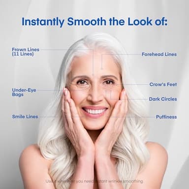 Instant Under Eye Lift Serum - Reduces Eye Bags, Wrinkles, Puffy Eyes, Dark Circles & Crow’s Feet in Minutes - Advanced Firming Polysaccharide Formula for Mature Skin - 20 mL - Image 5