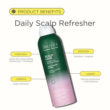 Pacifica Scalp Care Set – Rosemary Mint Daily Scalp Refresher, Detoxifying Serum & Clarifying Scalp Massager for Healthy, Hydrated Scalp, Vegan & Cruelty-Free - Image 6