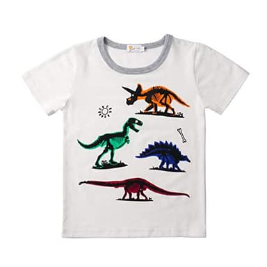 Little Hand Kids Dinosaurs Pajama 100% Cotton Short Pajamas for Boys Sleepwear Pjs Sets Toddler Summer Clothes Size 5T - Image 2