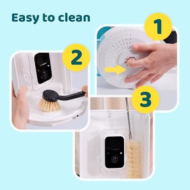 NETVUE by Birdfy Smart Bird Feeder with Camera – AI Identifies Birds Species 2MP Night Vision & App Alerts, 2.4Ghz Wi-Fi Connect IP65 Weatherproof Bird Camera-Gift for Backyard BirdWatchers, Blue - Image 8