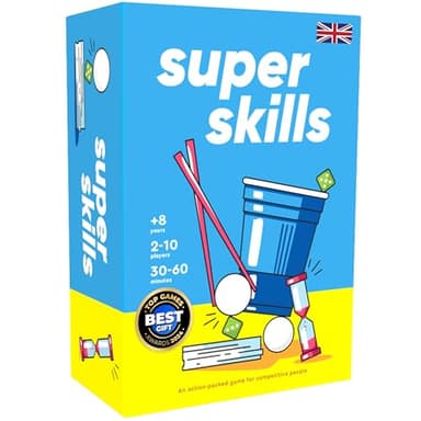 Super Skills - Action Game for Competitive People - Beat Your Friends at 120 Challenges - Fun Group Activity for Family Night or Party with Kids, Teen - Image 1