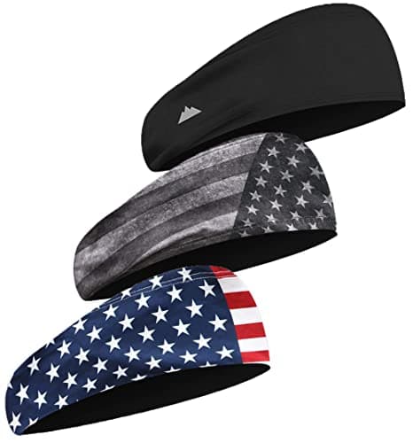 Mens Sweat Bands - Mens Headb&- Head Bands Working Out Men Sports Headb&Men Performance Headb&Men - Athletic Headbands Men Cycling Sweat Band, Football Headbands - Sweat Bands Headbands Men/Women - Image 1