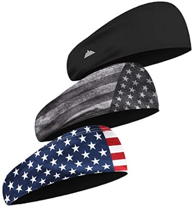 Mens Sweat Bands - Mens Headb&- Head Bands Working Out Men Sports Headb&Men Performance Headb&Men - Athletic Headbands Men Cycling Sweat Band, Football Headbands - Sweat Bands Headbands Men/Women - Image 1