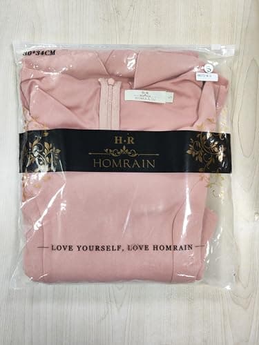 Modest Pink Dress for Church Elegant 3/4 Sleeve for Women Casual Bell Sleeve Dresses for Women Homecoming Teen Girls Blush 3XL - Image 7