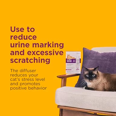 COMFORT ZONE Value Kit; 3 Multicat Diffusers & 6 Refills; Cat Calming Pheromone; Reduce Stress, Aggression, Fighting, Urine Marking, Scratching - Image 3