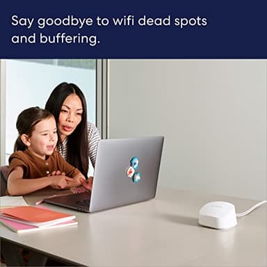 Like-New Amazon eero 6+ mesh wifi router - Supports internet plans up to 900 Mbps, Coverage up to 1,500 sq. ft., Connect 75+ devices, 1-pack - Image 2
