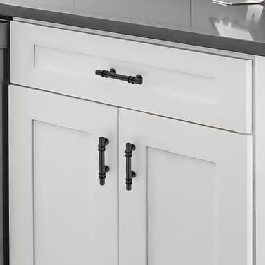 Ravinte Hardware 15 Pack 5 Inch Matte Black Cabinet Pulls Handles Kitchen Cabinet Hardware Dresser Cupboard Handles Drawer Pulls 3 Inch CC - Image 6