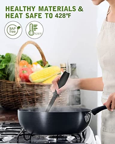 Upgrade Meat Chopper, Heat Resistant Meat Masher for Hamburger, Ground Beef Smasher, Nylon Hamburger Grinder Utensil for Ground Beef, Non Stick Mix Ground Chopper, Mix and Chop Potato Masher Tool - Image 2