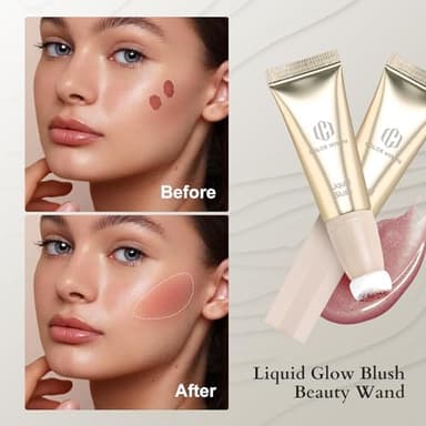 Color Nymph Makeup Set for Teens Girls with Cosmetic Bag, Full Face Makeup Kit For Women included 9 Color Eyeshadow Palette Concealer Liquid Blush Eyeliner Lipgloss - Image 6