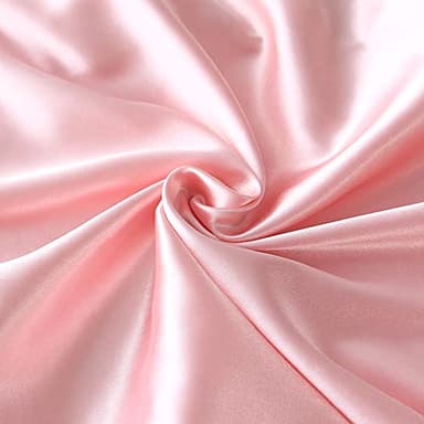 Crib Sheets Girl Satin 2 Pack, Soft & Silky Crib Sheet for Baby Hair (52"x28"x8") Fitted Crib Sheets for Standard Crib Mattress, Pink - Image 3