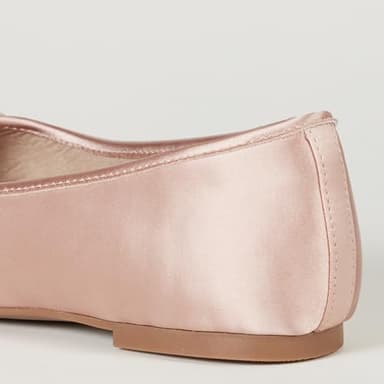 The Drop Women's Pepper Ballet Flat with Bow, Blush Pink, 9 - Image 3