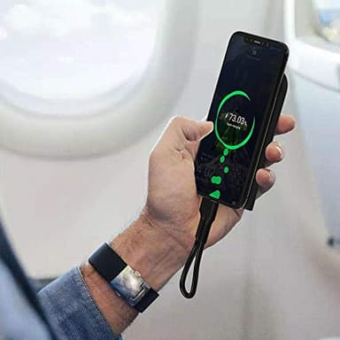 6 inch Short Fast Charging Cord, 5 Pack Durable USB A to USB Type C 3A Cable for Charging Station Compatible with Samsung Galaxy Note 9 10 S10 S20 S30 OnePlus 7T 8T LG V30 V40 - Image 6