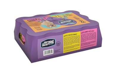 A Strong Heart Wet Dog Food, Chicken & Beef Variety Pack - 13.2 oz Cans (Pack of 12), Made in The USA with Real Chicken & Beef - Image 2