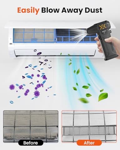 Electric Air Duster-380000RPM Compressed Air Duster, Super High-Speed Air Blower, Replace Compressed Air Cans,Keyboard and PC Clean, Adjustable Air Blower for Outdoors,Car,Home (AC-27) - Image 4