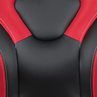 Flash Furniture X10 High-Back LeatherSoft Racing Style Gaming Chair with Flip-Up Arms, Ergonomic Padded Swivel Computer Chair, Red/Black - Image 11