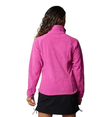 Columbia Women's Benton Springs Full Zip Jacket, Soft Fleece with Classic Fit Fuchsia - Image 2