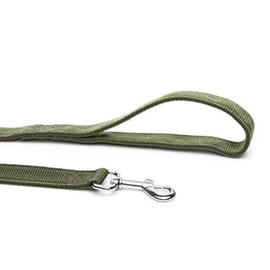 Strong Nylon Dog Leash with 2-Layer, 4 FT/ 6 Feet Long, 1 Inch Wide for Medium Large Dogs (1'' x 5 FT, Green) - Image 3
