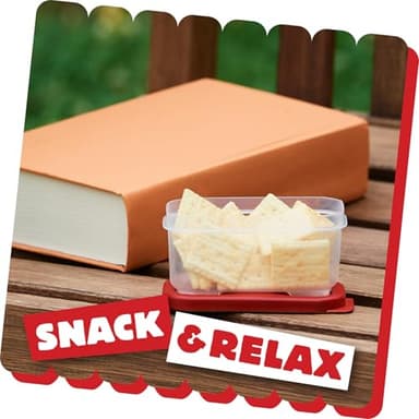 Cheez-It Grooves Crunchy Cheese Crackers, Snack Crackers, Lunch Snacks, Sharp White Cheddar (6 Pouches) - Image 7