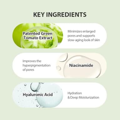 SUNGBOON EDITOR Green Tomato Pore Lifting Ampoule | Pore Minimizer Serum with Niacinamide & Green Tomato Extract | Hydrating & Firming Care for Sensitive Skin | Korean Skincare - Image 4