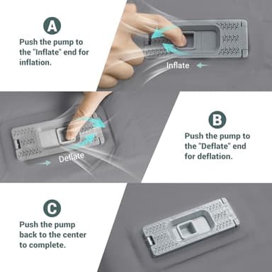 Elegear Self Inflating Sleeping Pad, Built-in Electric Pump 3.1" Ultra-Thick Memory Foam Camping Mattress Pad with Pillow Double Sleeping Pad for Camping R-Value 9.5 Foam Camp Pad for Car/Traveling - Image 4